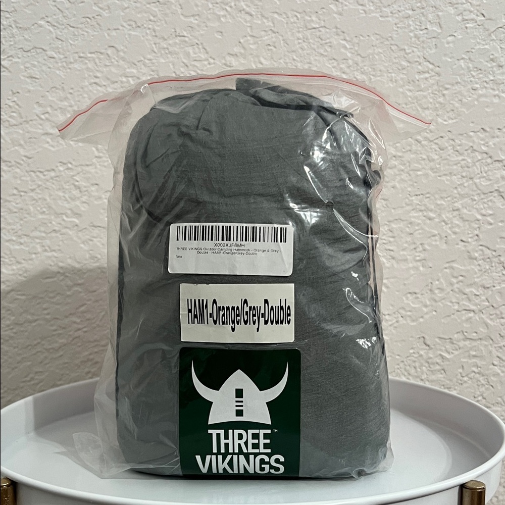Three Vikings Orange/Gray Hammock